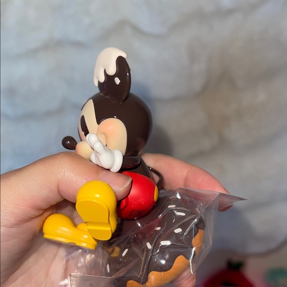 Pop-mart Donut Mickey Disney Mickey Mouse Red and Black Figurine sculpture NWT - Picture 7 of 9